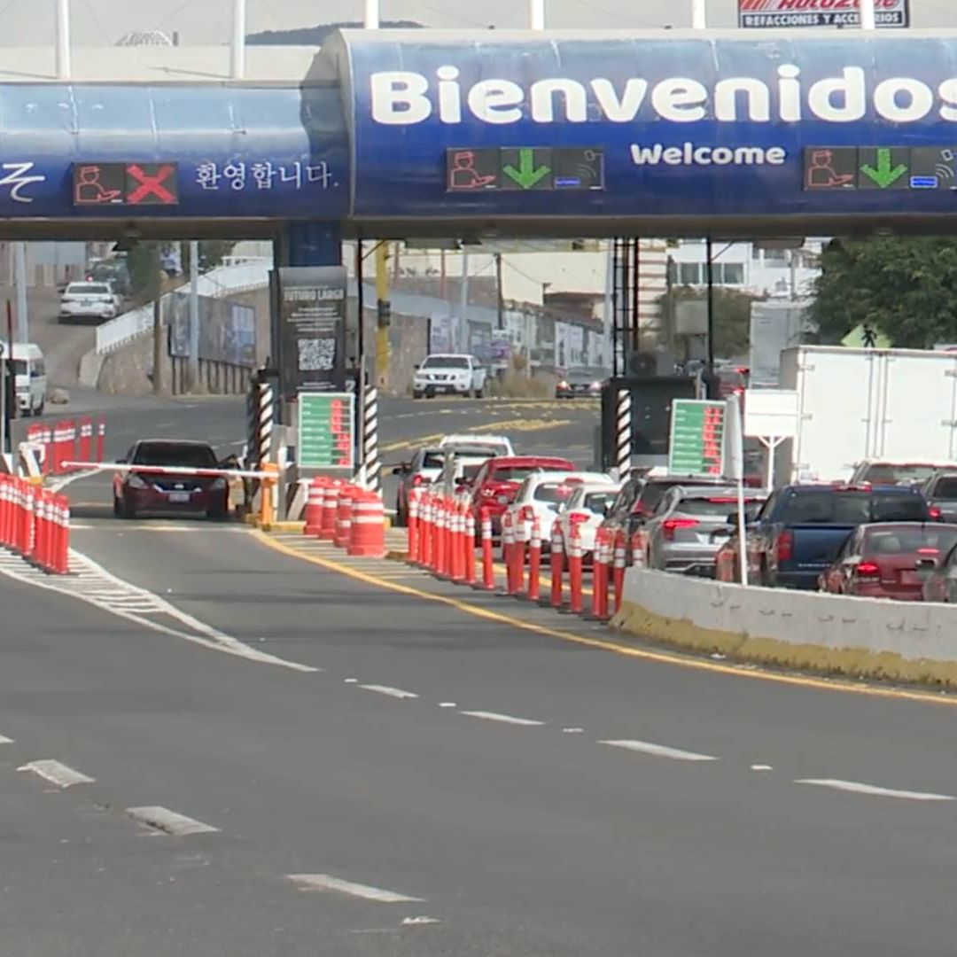 En la entrada a Guanajuato se encuentra la caseta.